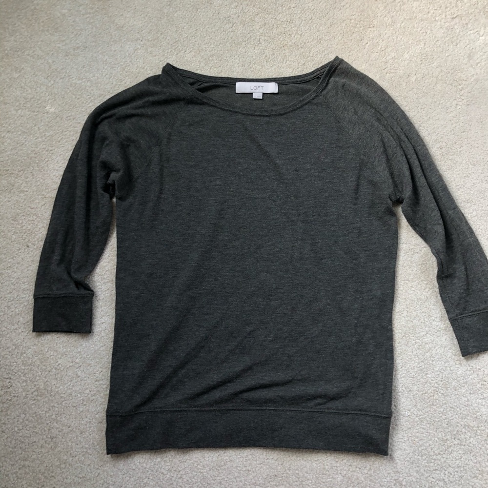 Army green 3/4 quarter sleeve